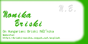 monika briski business card